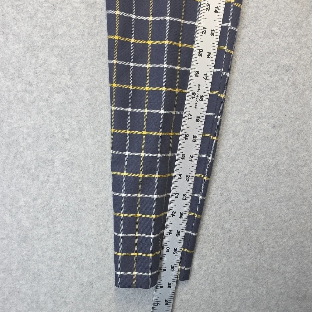 Tommy Hilfiger TH Flex Plaid Slim Fit Ankle Pants Size 2 NWT